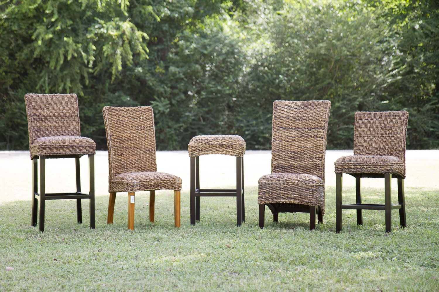 Banana leaf wicker online chair