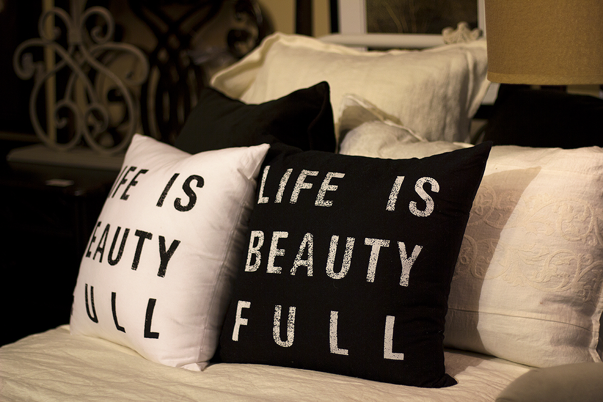 Life is Beauty-Full pillows