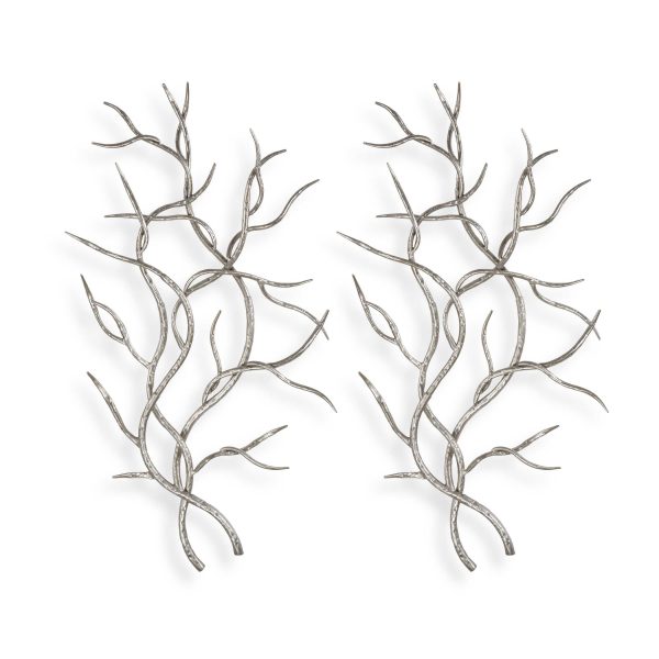 Uttermost Silver Branches Wall Art Set/2